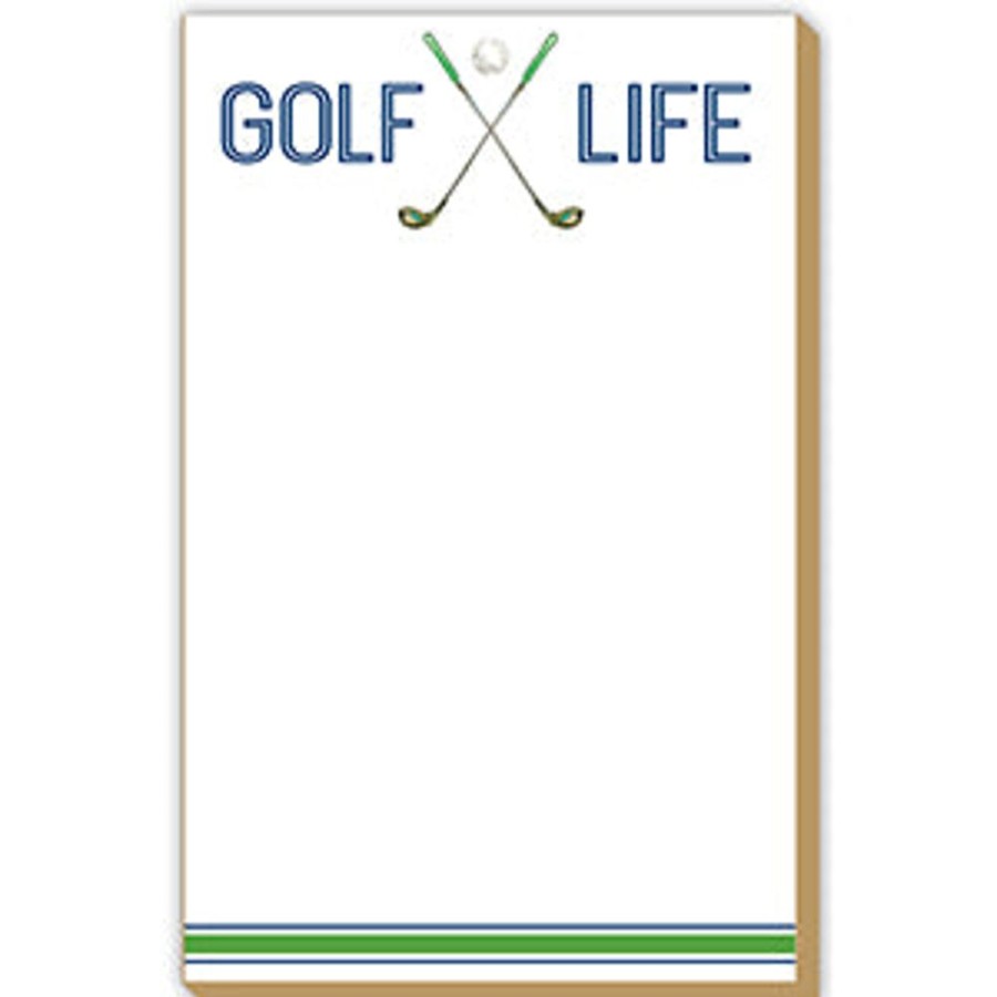 Notes & Pads Rosanne Beck | Blue Golf Life Large Notepad