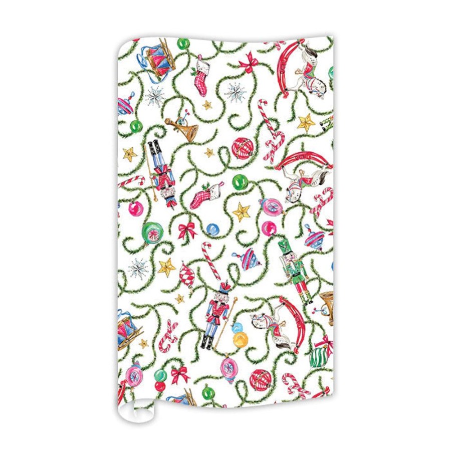 Seasonal Rosanne Beck | Traditional Christmas Toys Gift Wrap