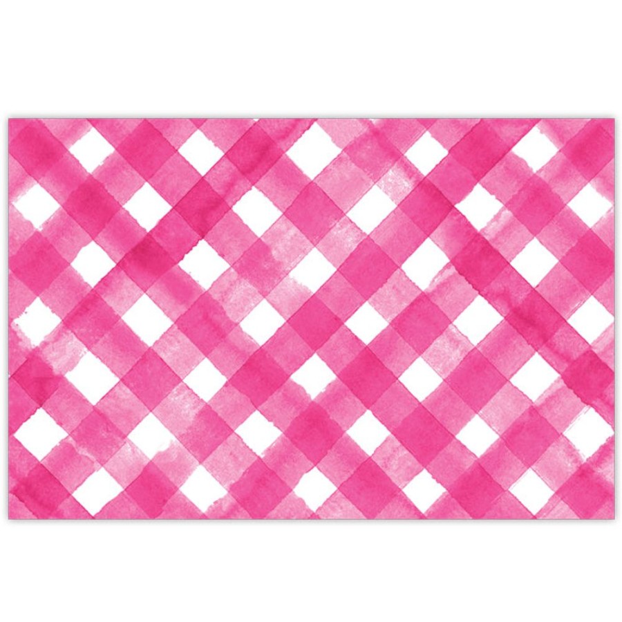 Home & Entertaining Rosanne Beck | Pink Buffalo Check Placemats