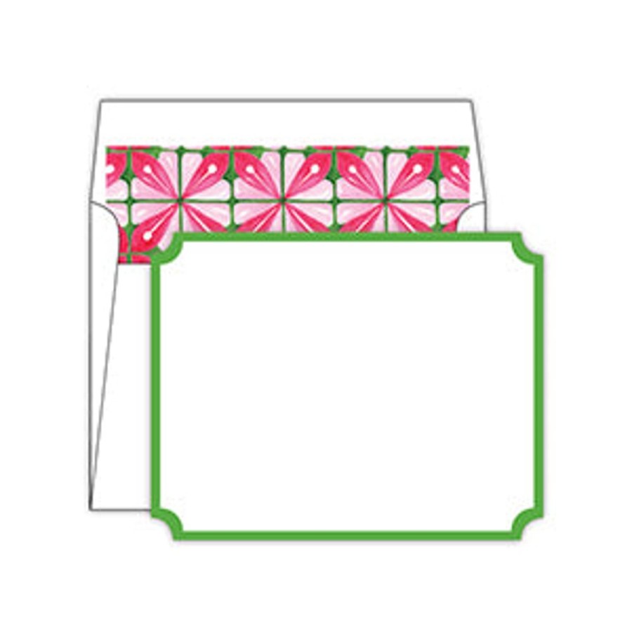 Notes & Pads Rosanne Beck | Kelly With Pink And Green Tiles Liner Social Set