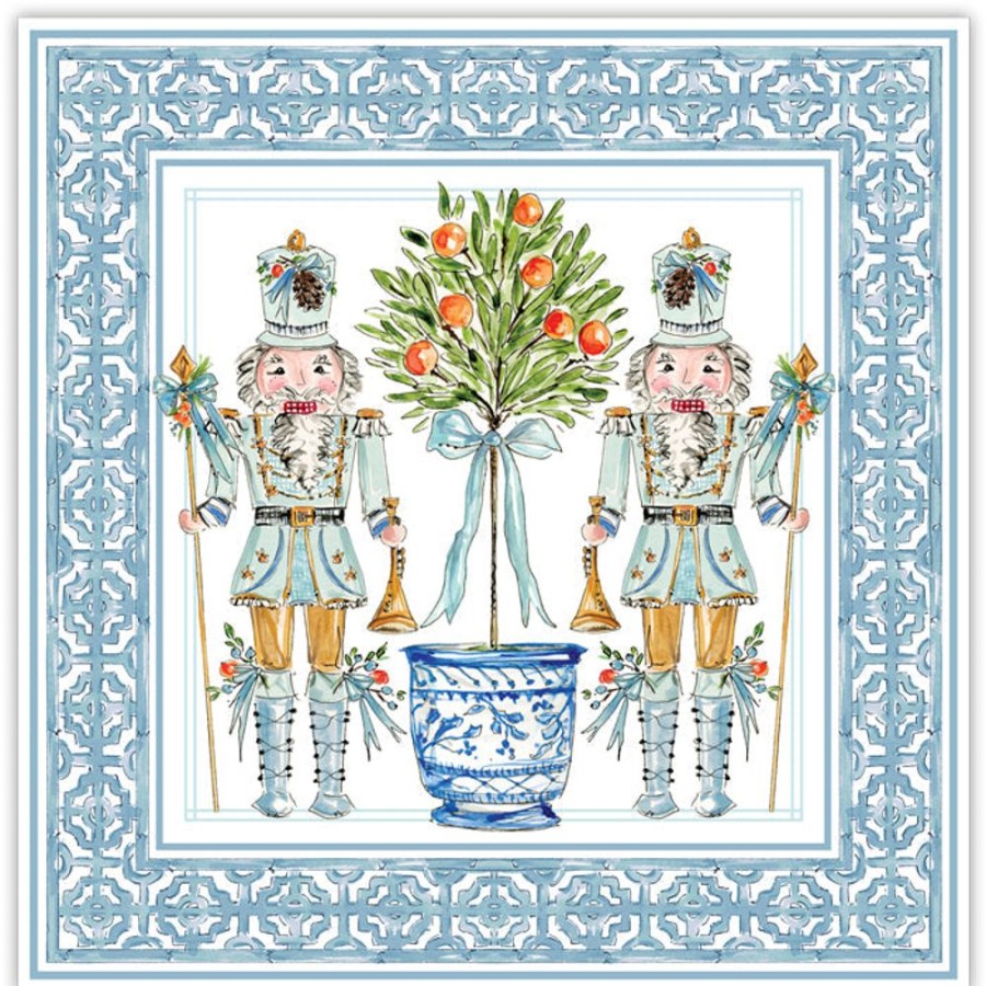 Seasonal Rosanne Beck | Citrus Nutcracker Square Placemats