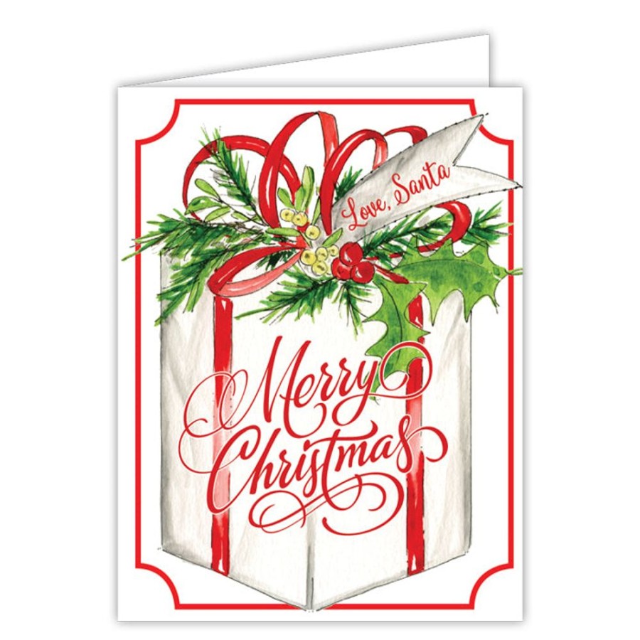 Seasonal Rosanne Beck | Merry Christmas Love Santa Greeting Card