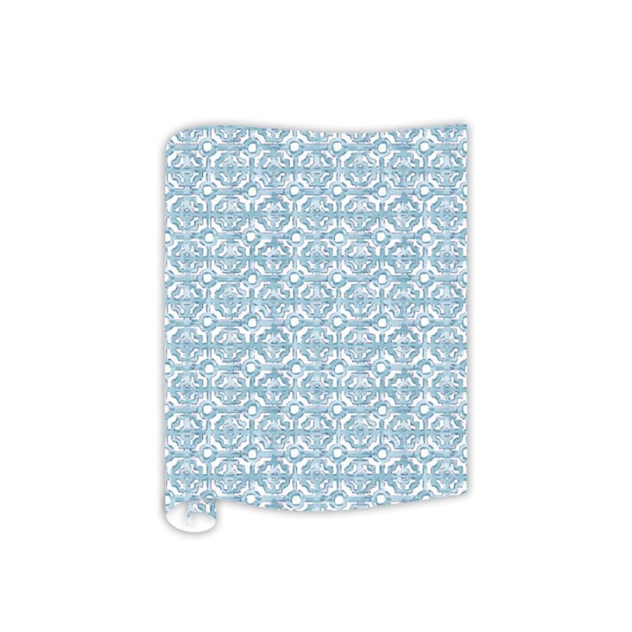 Seasonal Rosanne Beck | Blue Chippendale Table Runner