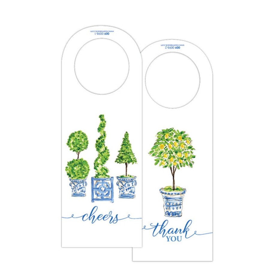 Home & Entertaining Rosanne Beck | Lemon Topiary Wine Tag