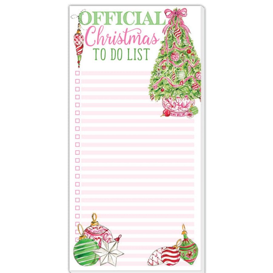 Seasonal Rosanne Beck | Pink Tree Oversized Pad