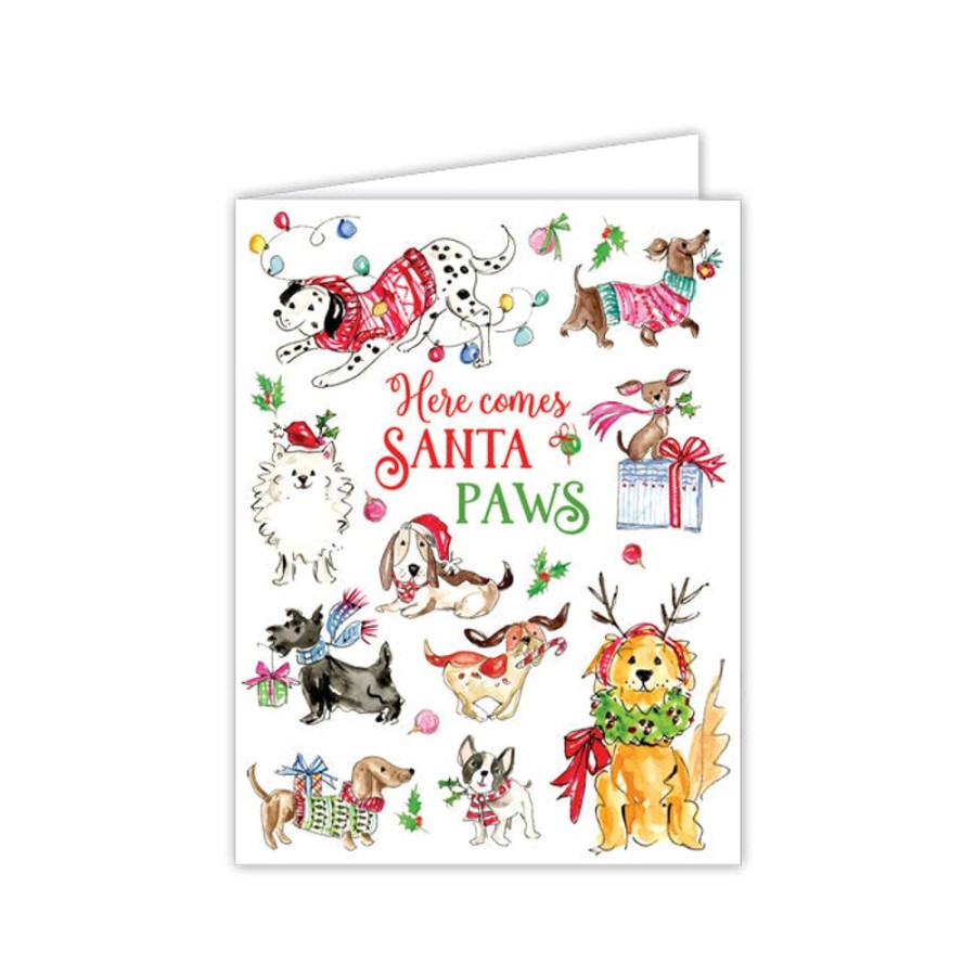 Seasonal Rosanne Beck | Christmas Dogs Greeting Card