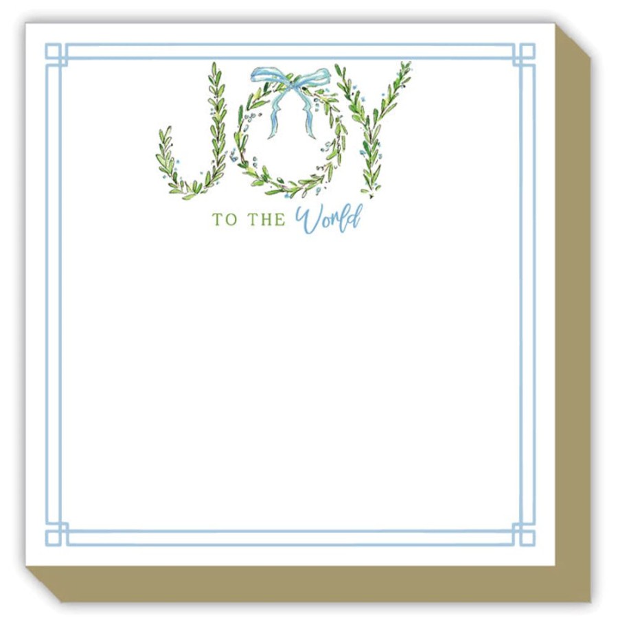 Notes & Pads Rosanne Beck | Joy To The World Luxe Notepad