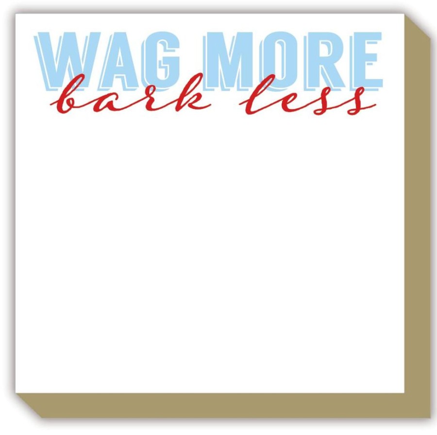 Notes & Pads Rosanne Beck | Wag More Bark Less Luxe Notepad