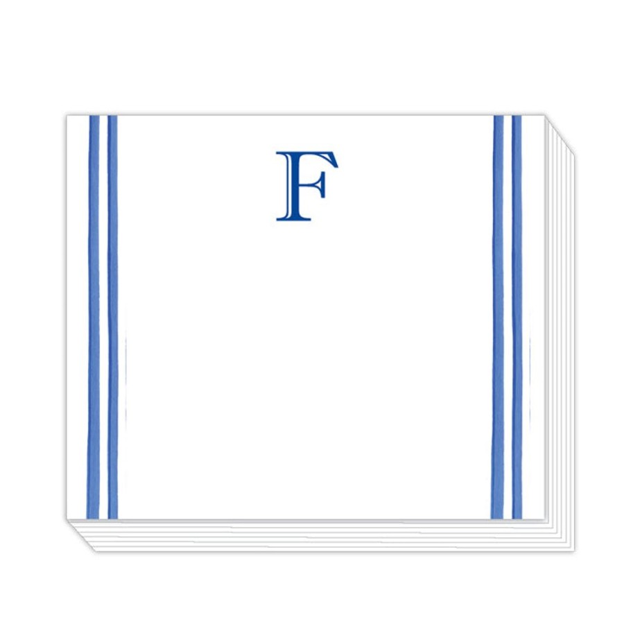 Monograms Rosanne Beck | Lattice Monogram F Notepad