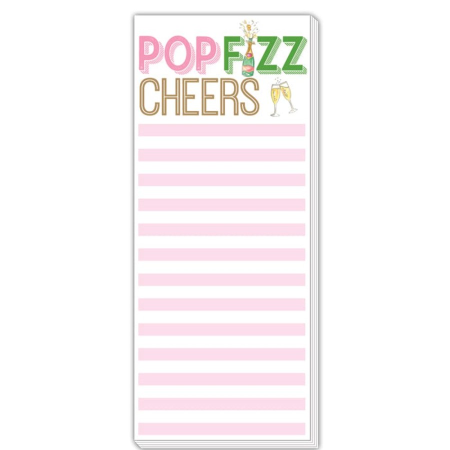 Invitations Rosanne Beck | Pop Fizz Cheers Skinny Notepad