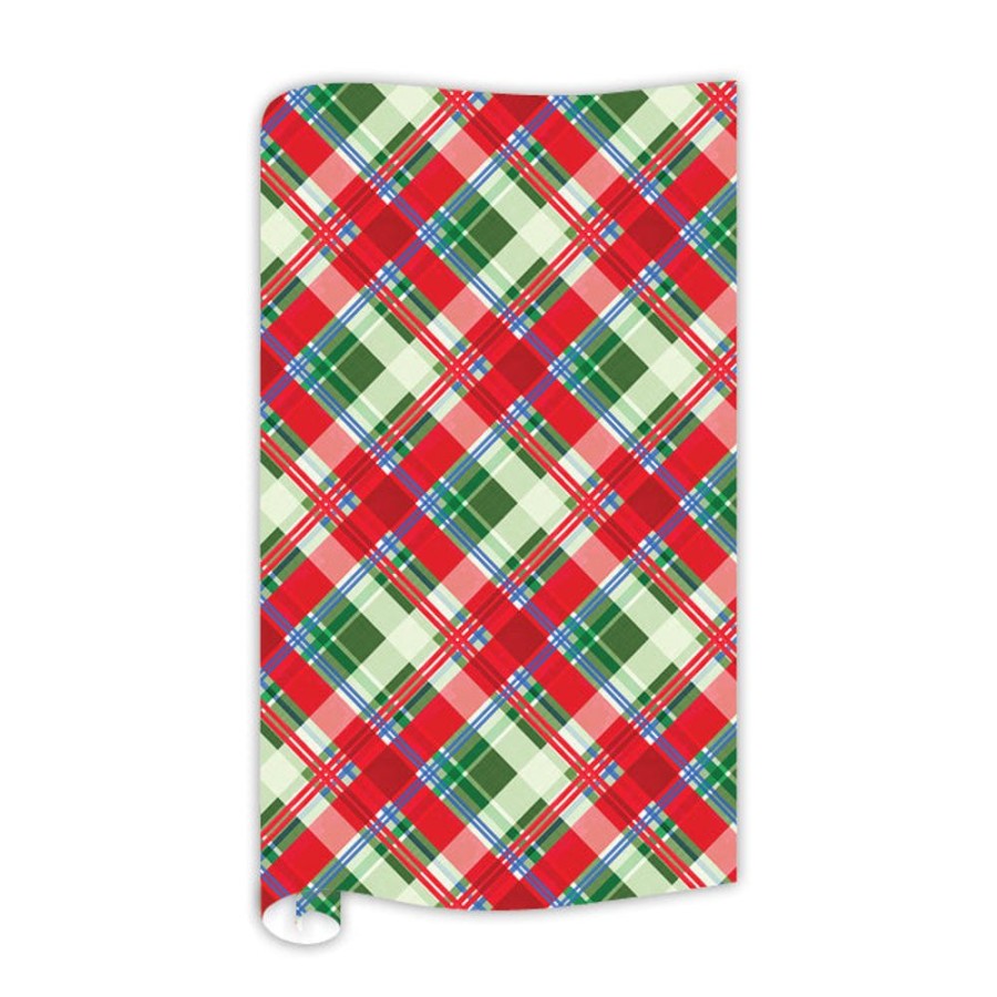 Seasonal Rosanne Beck | Traditional Plaid Gift Wrap