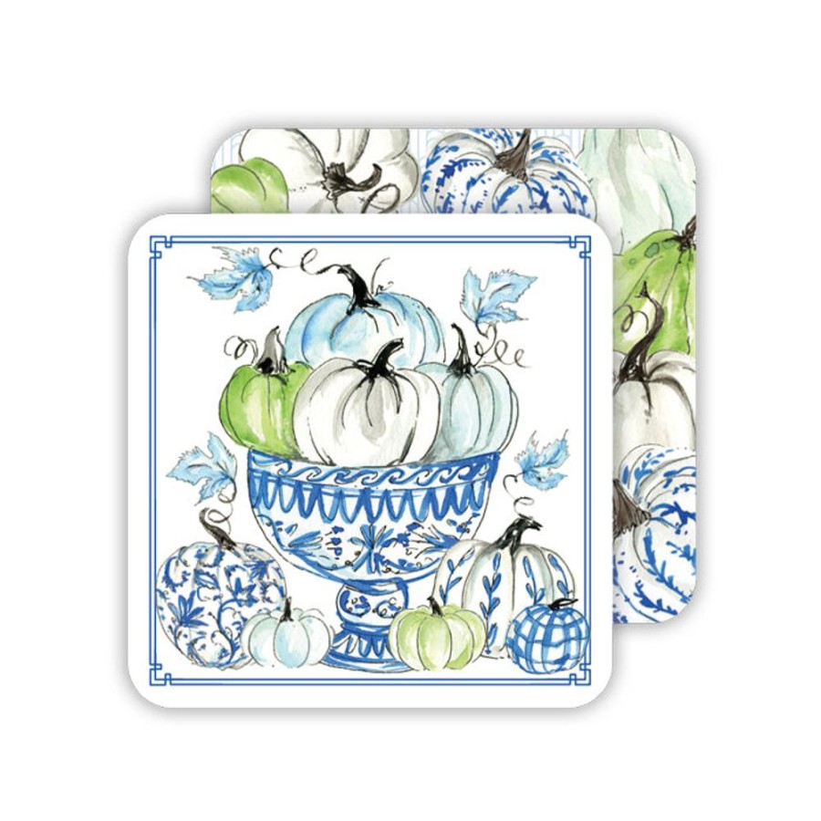 Home & Entertaining Rosanne Beck | Chinoiserie Pumpkins Paper Coasters