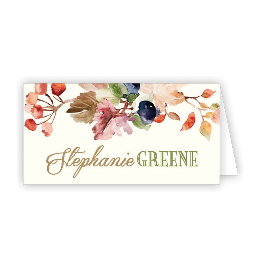 Home & Entertaining Rosanne Beck | Fall Florals Place Card