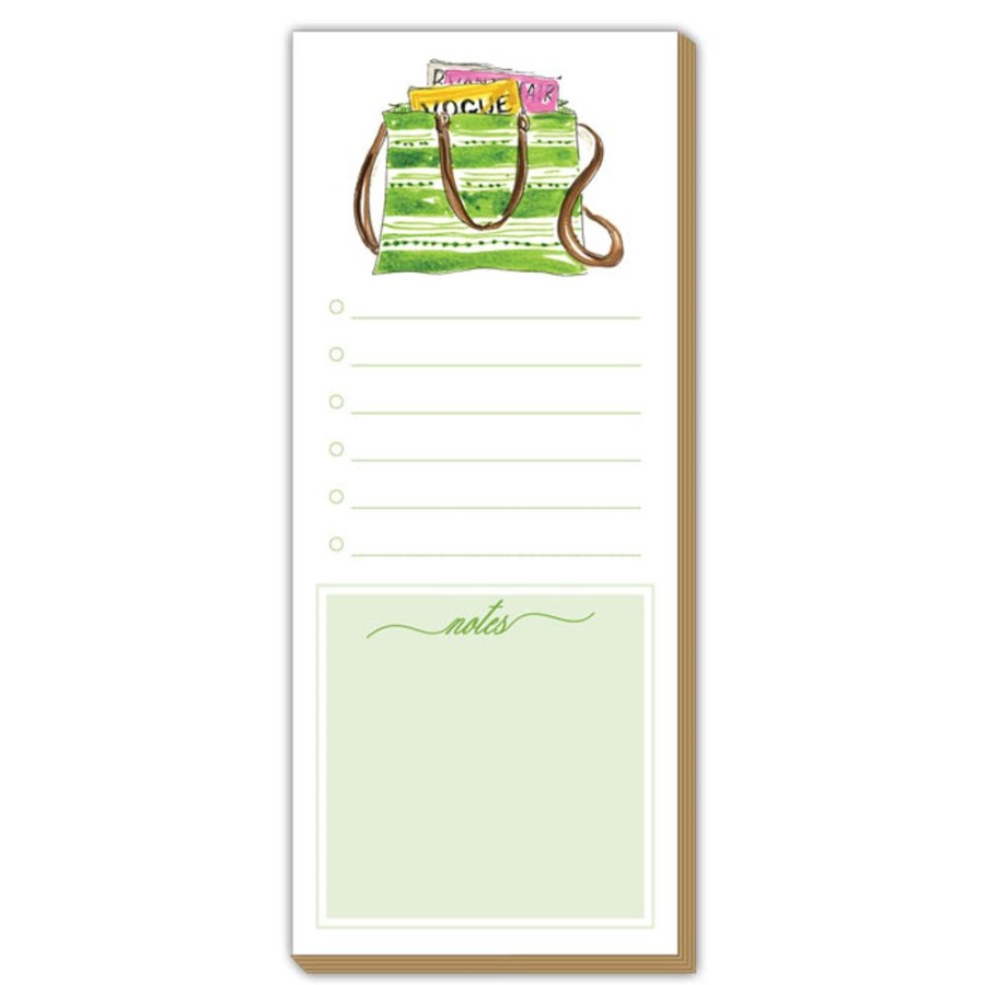 Notes & Pads Rosanne Beck | Green Fashionista Luxe Skinny Pad