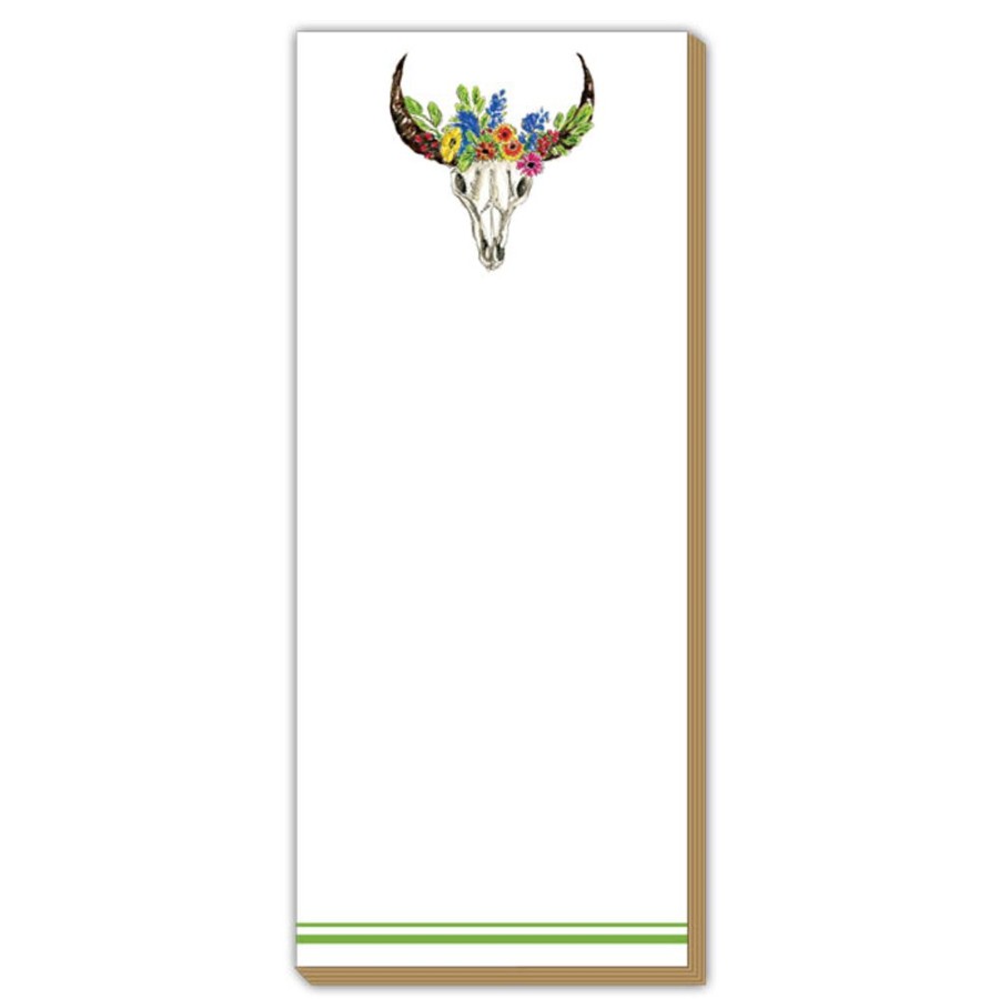 Notes & Pads Rosanne Beck | Texas Longhorn Skinny List Pad