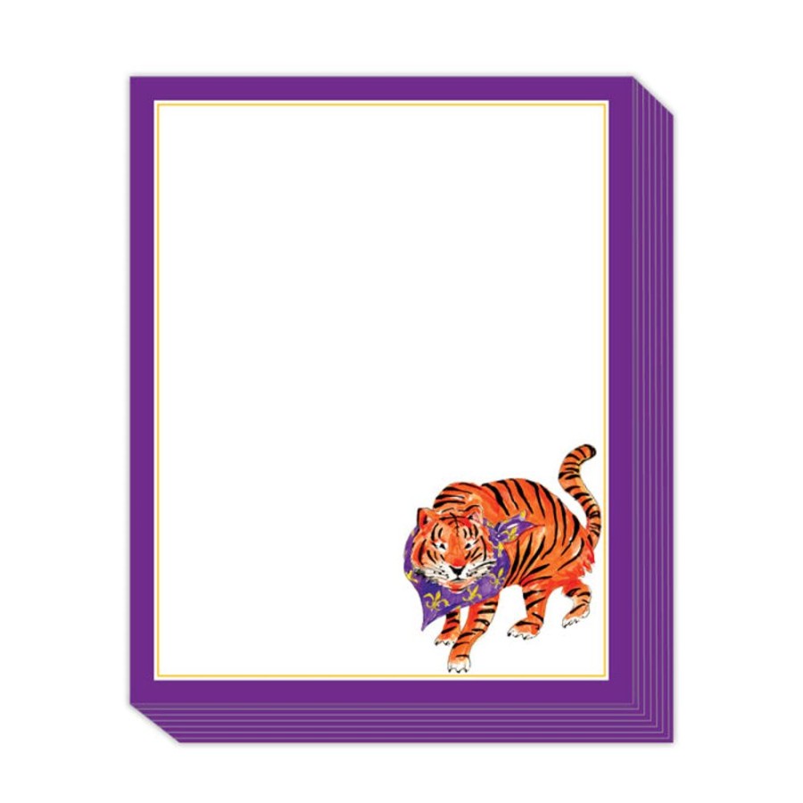 Seasonal Rosanne Beck | Purple & Gold Tiger Stack Pad