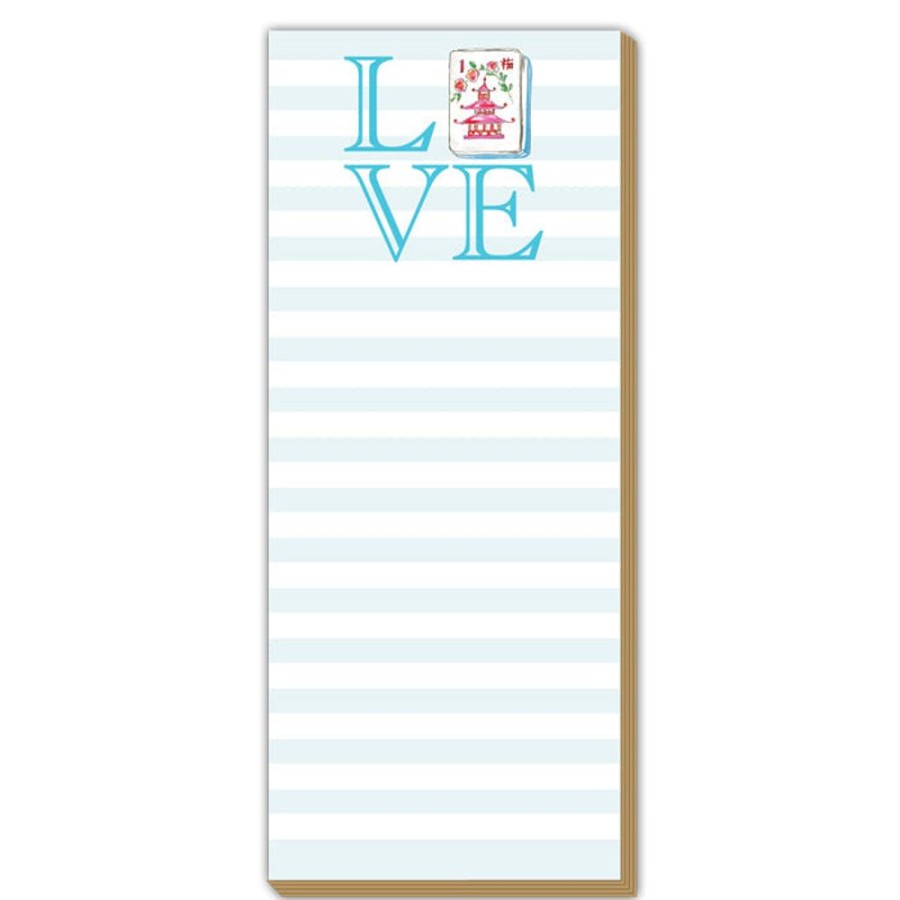 Notes & Pads Rosanne Beck | Mahjong Love Luxe Skinny Pad