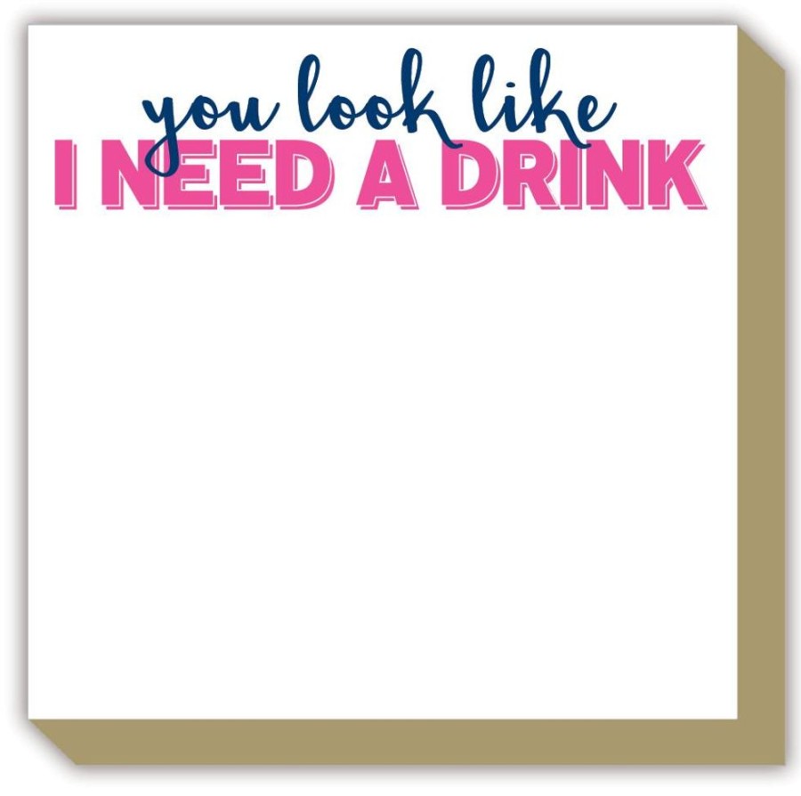 Notes & Pads Rosanne Beck | You Look Like I Need A Drink Luxe Notepad