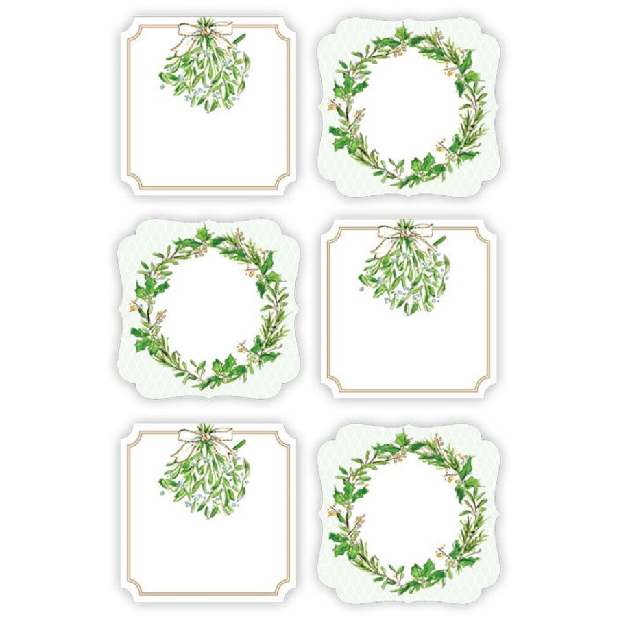 Seasonal Rosanne Beck | Mistletoe And Wreathdie-Cut Sticker Sheet