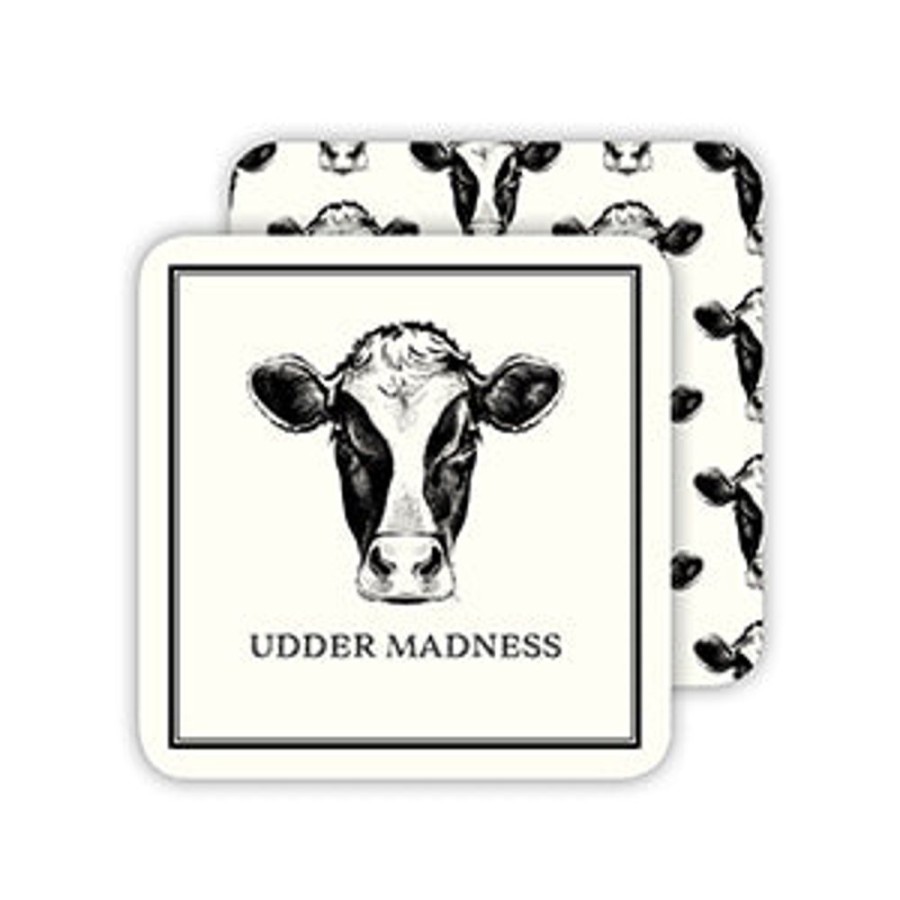 Home & Entertaining Rosanne Beck | Udder Madness Paper Coasters