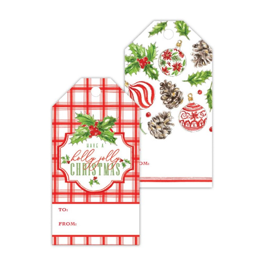 Invitations Rosanne Beck | Have A Holly Jolly Christmas Gift Tags