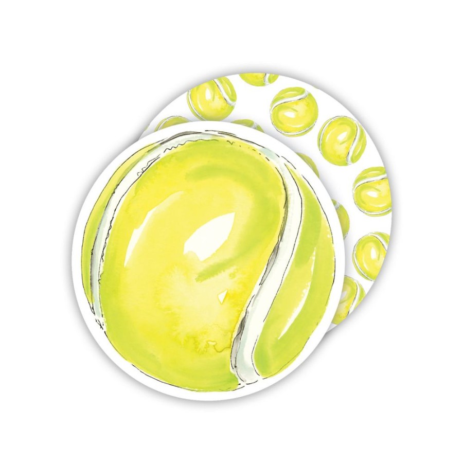 Home & Entertaining Rosanne Beck | Tennis Ball Paper Coasters