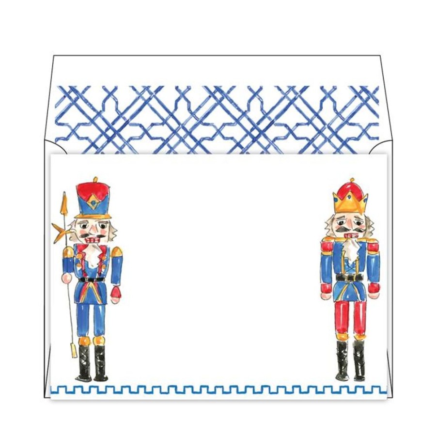 Seasonal Rosanne Beck | Handpainted Nutcrackers Flat Note Stationery