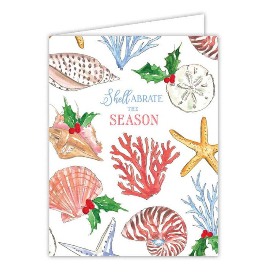 Seasonal Rosanne Beck | Shellabrate The Season Greeting Card