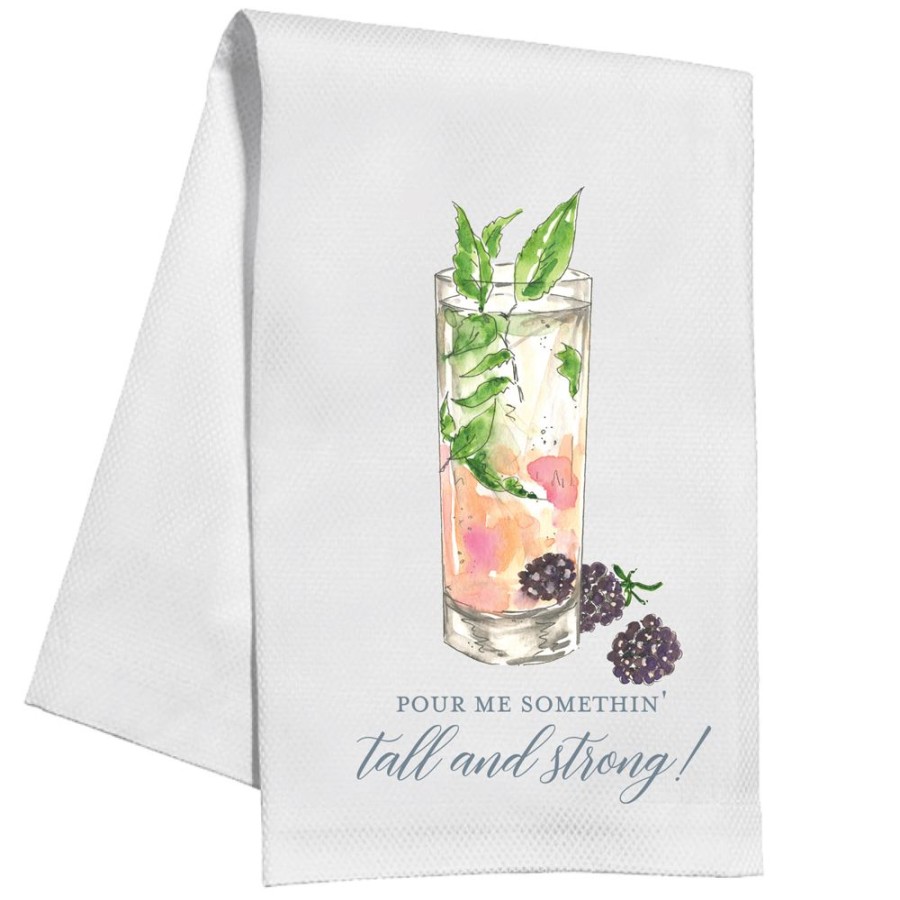 Home & Entertaining Rosanne Beck | Pour Me Somethin' Tall And Strong Kitchen Towel