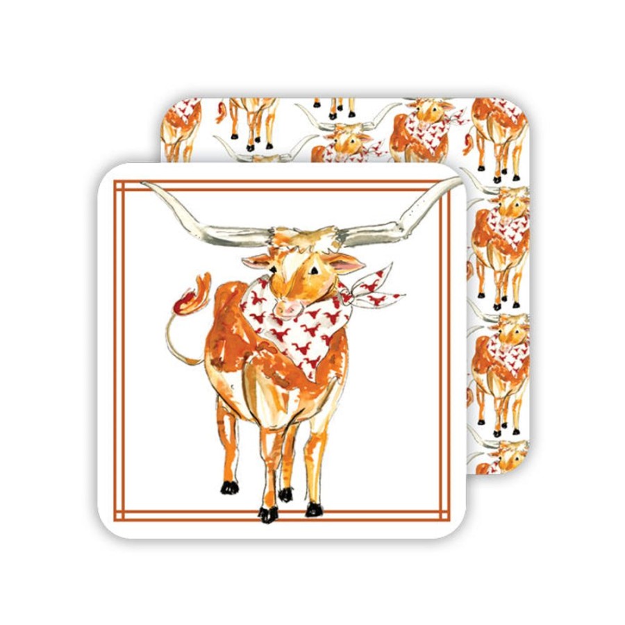 Seasonal Rosanne Beck | Longhorn Paper Coasters