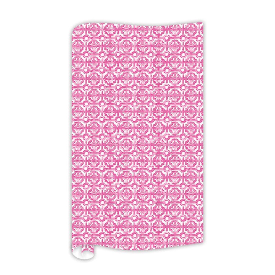 Seasonal Rosanne Beck | Pink Chippendale Gift Wrap