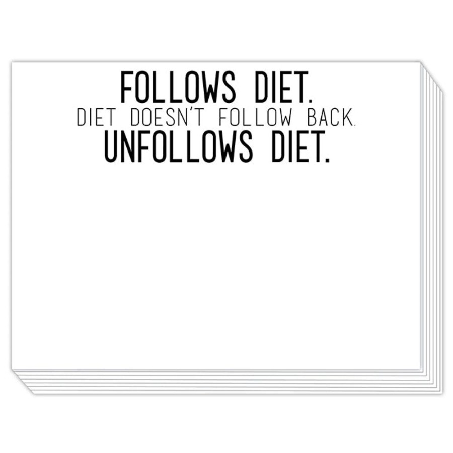 Notes & Pads Rosanne Beck | Follows Diet Slab Pad