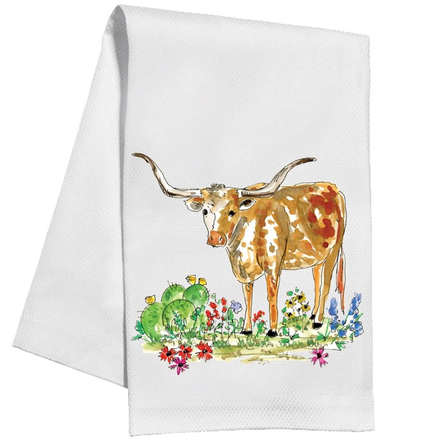 Home & Entertaining Rosanne Beck | Texas Longhorn Kitchen Towel