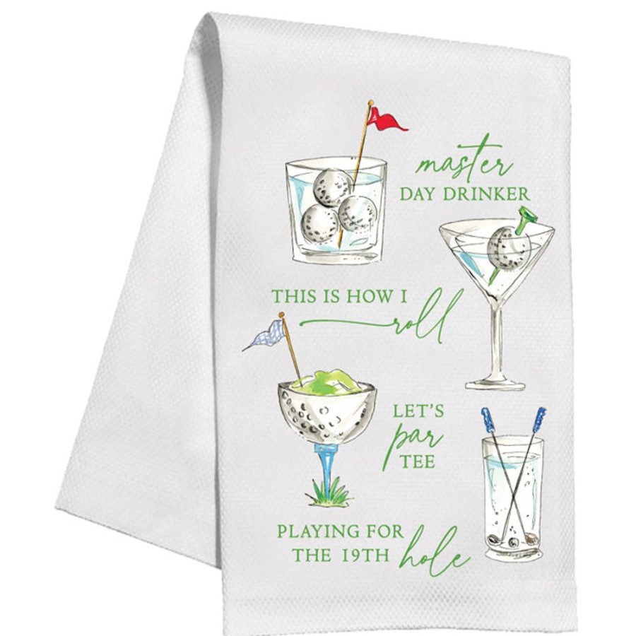 Home & Entertaining Rosanne Beck | Golf Cocktails Kitchen Towel