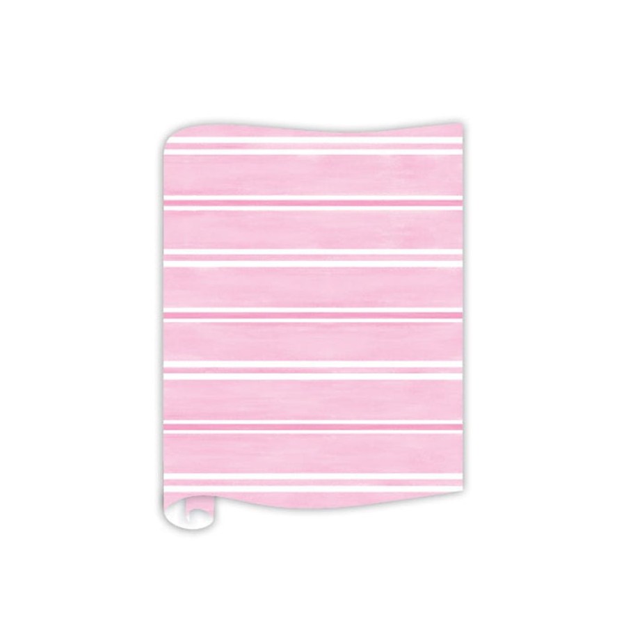 Home & Entertaining Rosanne Beck | Watercolor Stripes Pink Table Runner