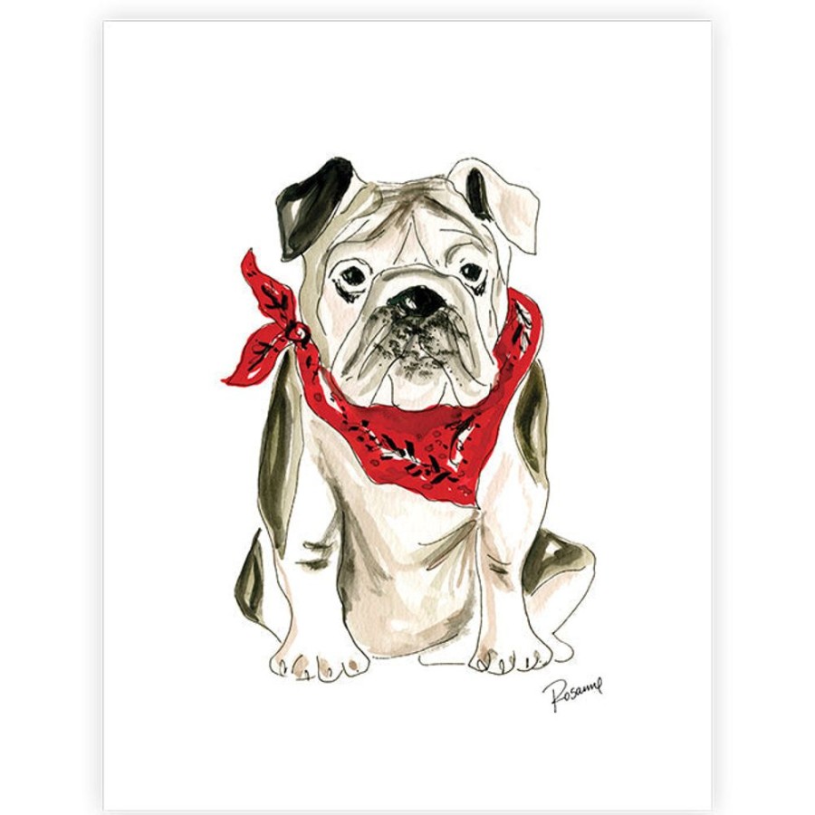 Seasonal Rosanne Beck | Bulldog Art Print