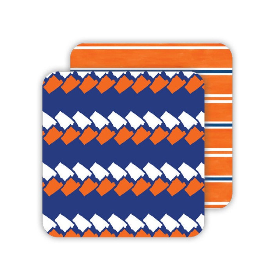 Seasonal Rosanne Beck | Honey+Hank Orange Alabama Paper Coasters