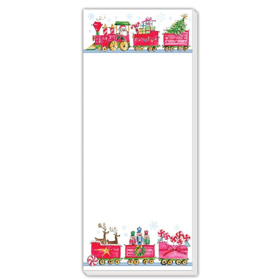 Seasonal Rosanne Beck | Santa Train Skinny Notepad