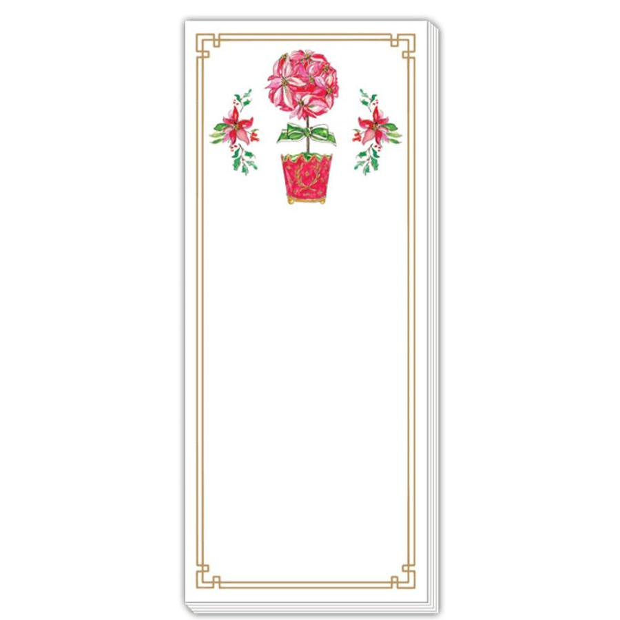 Seasonal Rosanne Beck | Poinsettia Topiary Skinny Pad