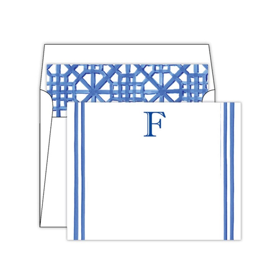 Monograms Rosanne Beck | Lattice Monogram F Social Set