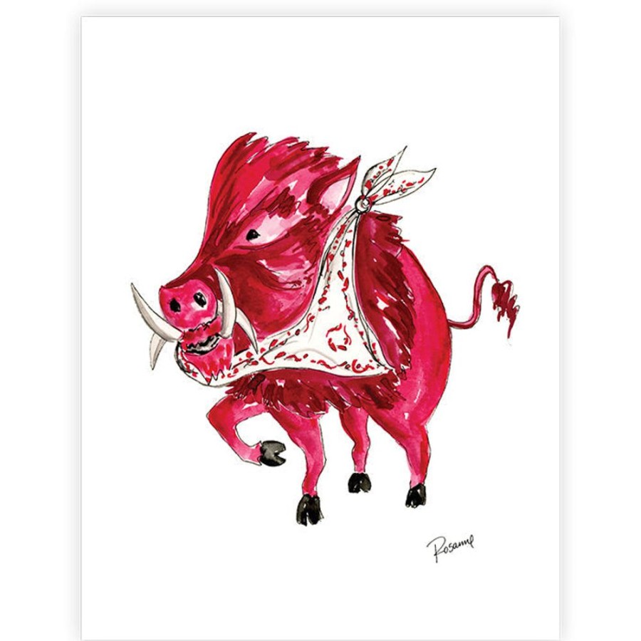 Seasonal Rosanne Beck | Razorback Art Print