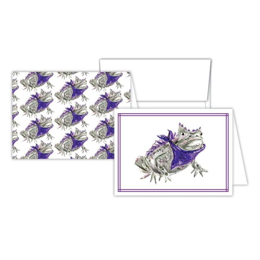 Seasonal Rosanne Beck | Horned Frog Stationery Notes