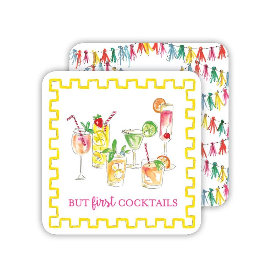 Home & Entertaining Rosanne Beck | But First Cocktails Paper Coasters