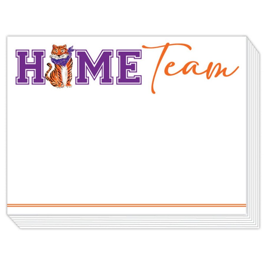 Seasonal Rosanne Beck | Orange & Purple Tiger Slab Pad