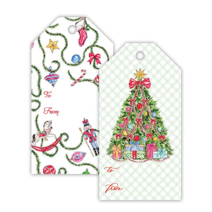 Seasonal Rosanne Beck | Traditional Tree & Toys Gift Tags