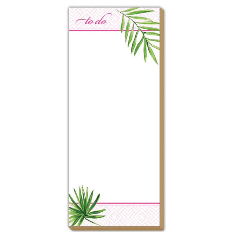 Notes & Pads Rosanne Beck | To Do Palm Leaves Luxe Skinny Pad