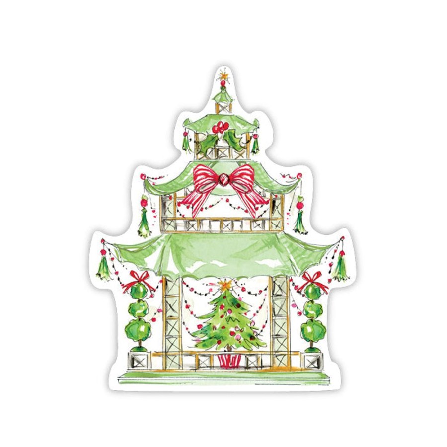 Seasonal Rosanne Beck | Holiday Pagoda Die-Cut Accents