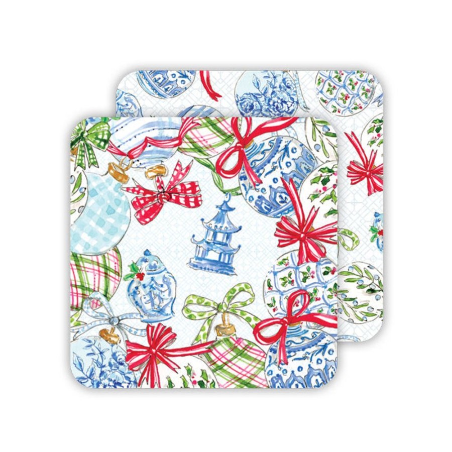 Home & Entertaining Rosanne Beck | Chinoiserie Ornaments Paper Coasters