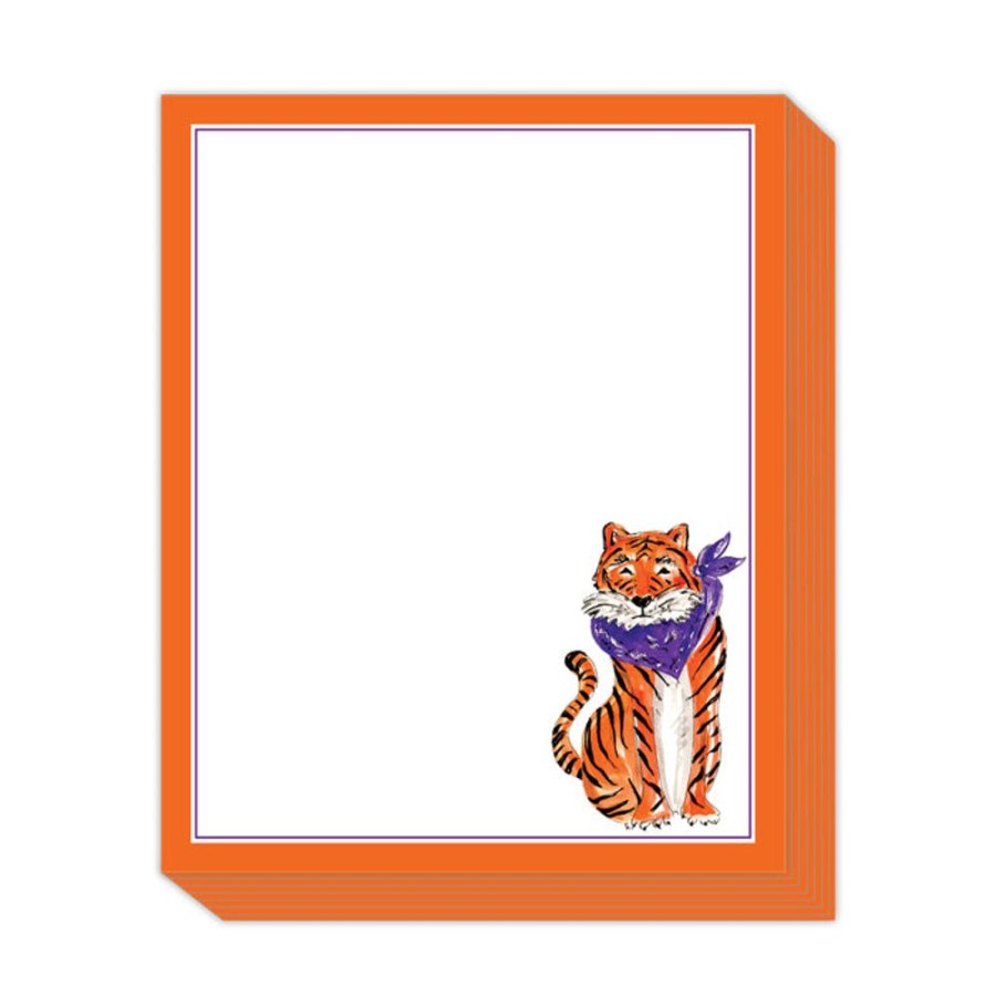 Seasonal Rosanne Beck | Orange & Purple Tiger Stack Pad