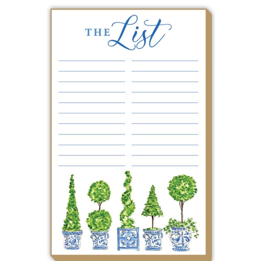 Notes & Pads Rosanne Beck | Topiary The List Luxe Large Pad